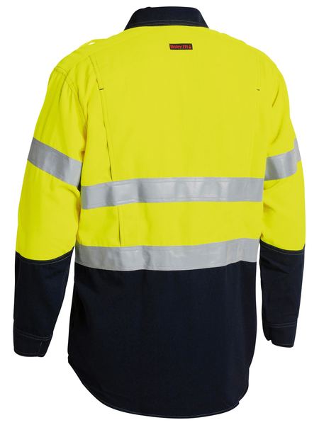 Tencate Tecasafe Plus Taped Hi Vis Two Tone Long Sleeve - BS8082T
