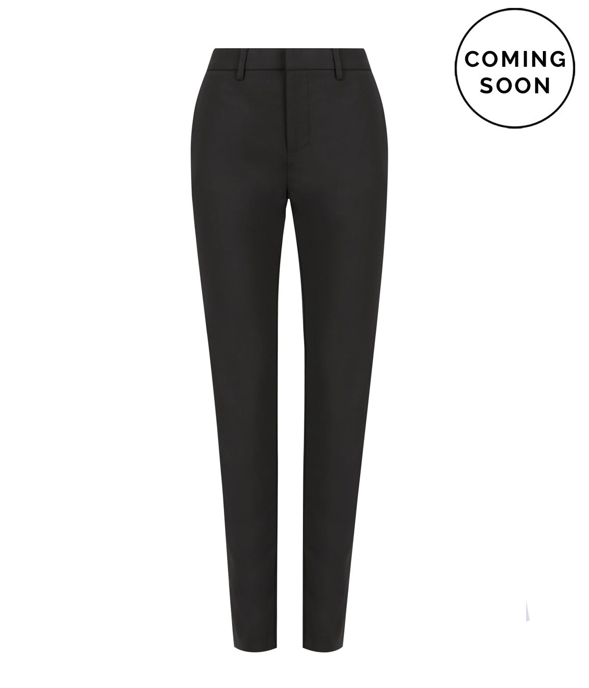 Ivy Elastic Back Waist Tailored Double Cloth Pant - 1733WT