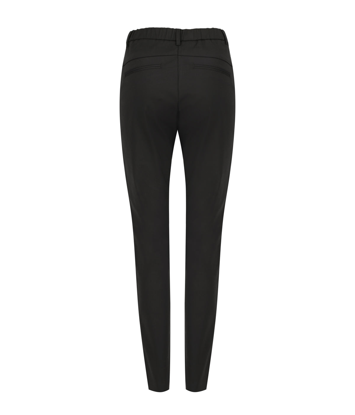 Ivy Elastic Back Waist Tailored Double Cloth Pant - 1733WT
