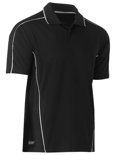 Cool Mesh Polo With Reflective Piping - BK1425