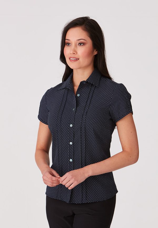 City Stretch Spot Short Sleeve Shirt - 2173 (5 Colours)