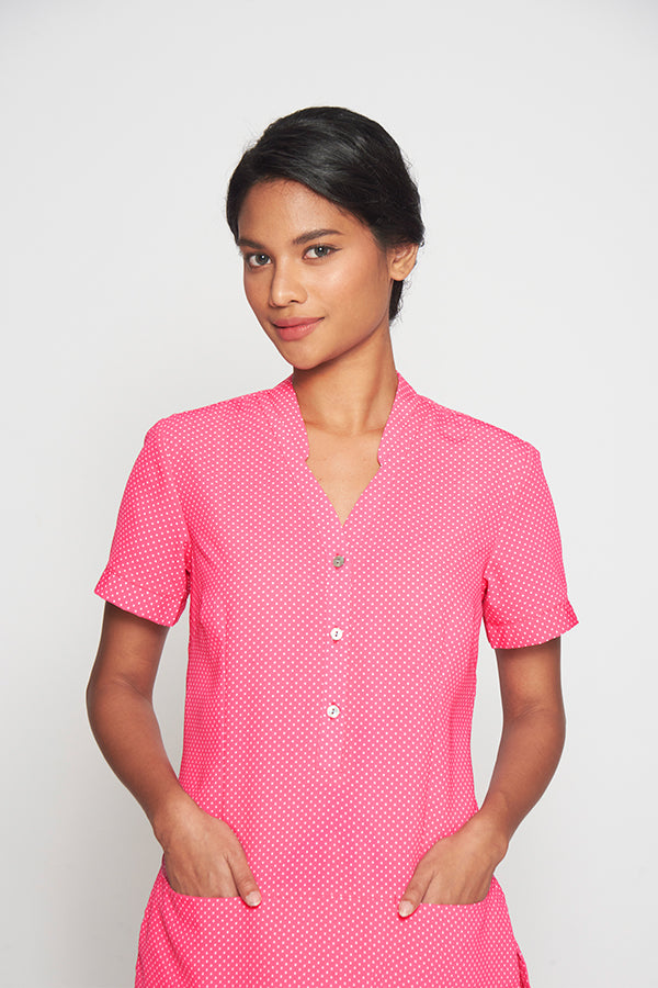 City Stretch Spot Tunic - 2174