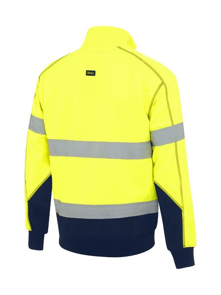 Taped Hi Vis Fleece Pullover With Sherpa Lining- BK6987T