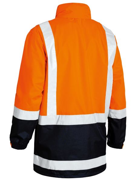 Taped Hi Vis Recycled Rain Shell Jacket - BJ6766T
