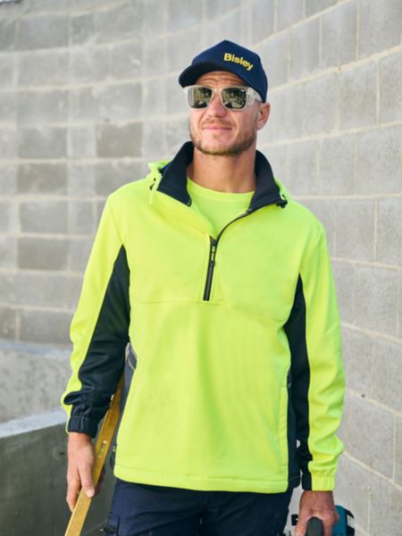 Hi Vis Liquid Repellent Fleece Hoodie - BK6571