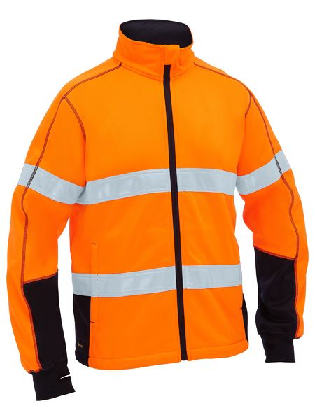Men's Taped Hi Vis Zip Front Fleece - BK6611T