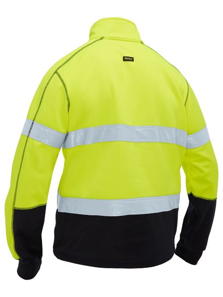 Men's Taped Hi Vis Zip Front Fleece - BK6611T