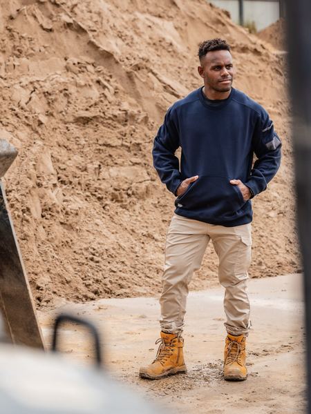 Work Fleece Crew Neck Jumper - BK6723