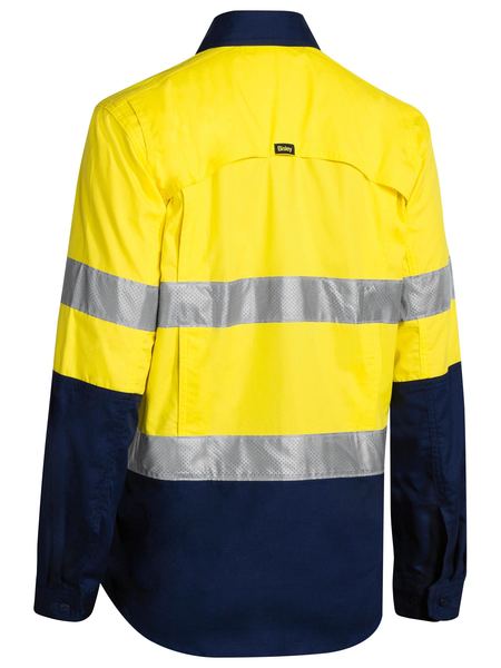 Women's Taped Two Tone Hi Vis X Airflow Long Sleeve - BL6415T