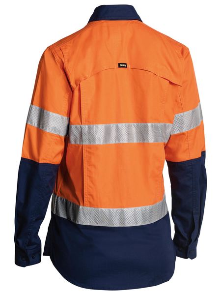 Women's Taped Two Tone Hi Vis X Airflow Long Sleeve - BL6415T