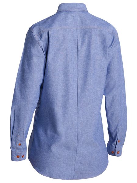 Womens Chambray Shirt Long Sleeve - B76407L