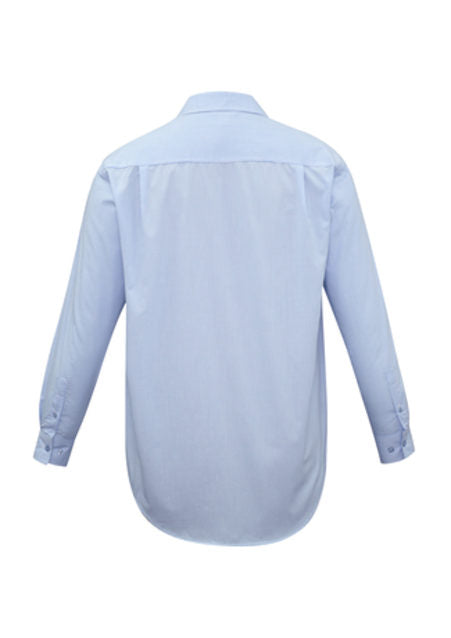 Mens Micro Check Long Sleeve Shirt SH816
