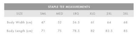 Mens Staple Tee 5001 (12-colours)