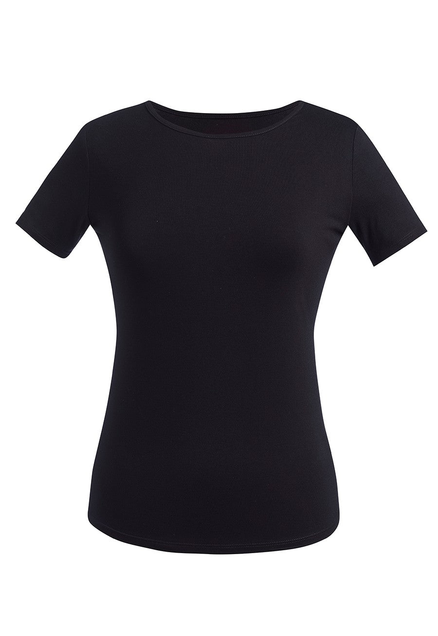 Sassa Ladies Round Neck S/S Strech Top - 2267