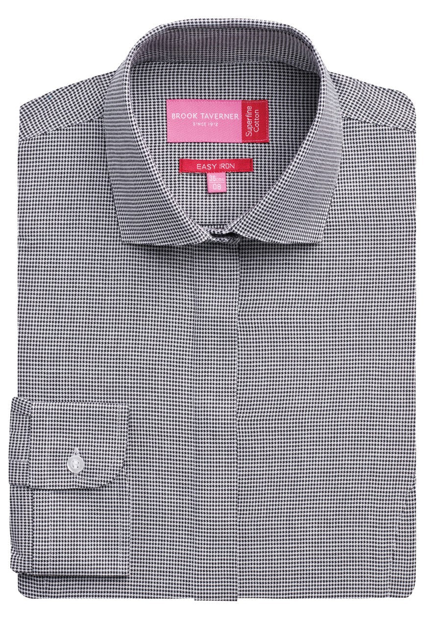Lugano Ladies Sermi Fitted L/S Blouse - 2281