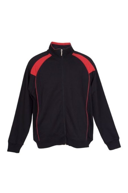 Mens Fleece Jacket with Piping and Panel F400HZ
