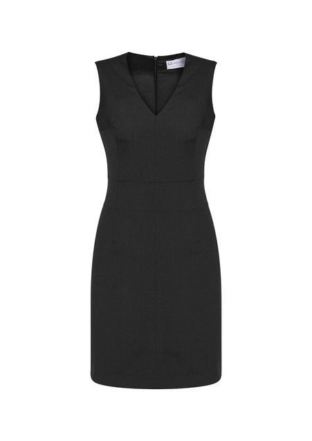 Ladies Sleeveless V Neck Dress 34021