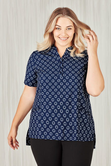 Womens Easy Stretch Daisy Print Tunic CS950LS