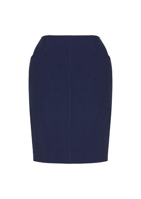 Ladies Bandless Pencil Skirt 20717
