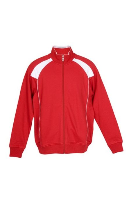 Mens Fleece Jacket with Piping and Panel F400HZ