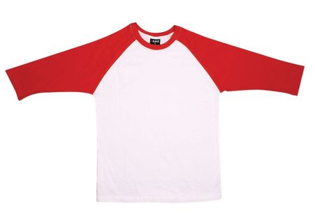 Mens 3/4 Raglan T-Shirt T343RG