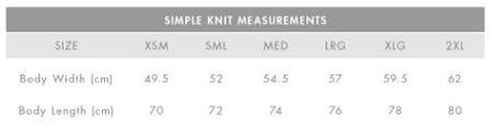 Simple Knit Crew Neck Jumper 5030