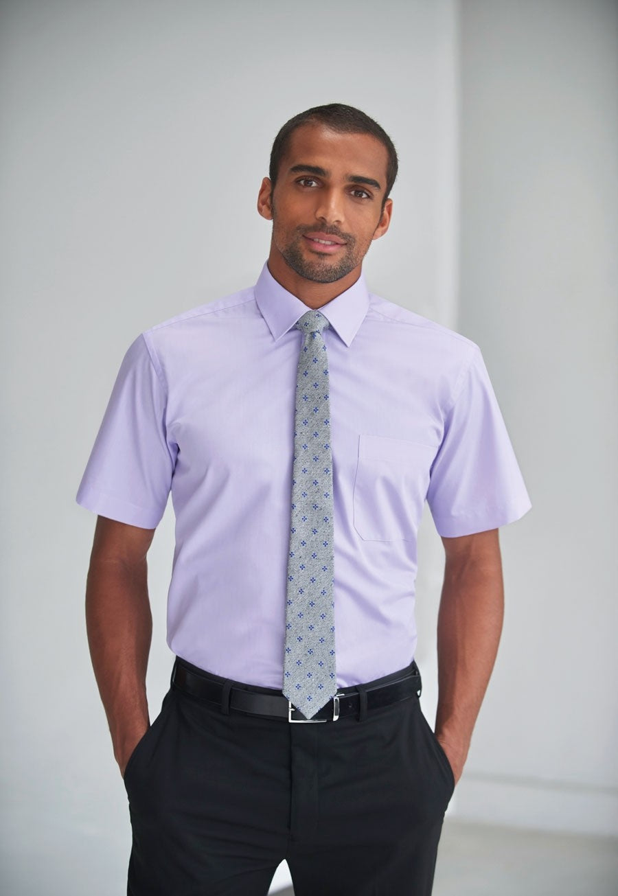 Rosello Men's Classic fit S/S Shirt - 7541