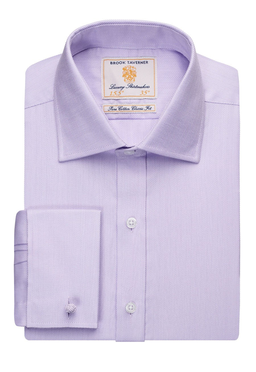 Andora Men's Classic Fit Double Cuff L/S Shirt - 7656