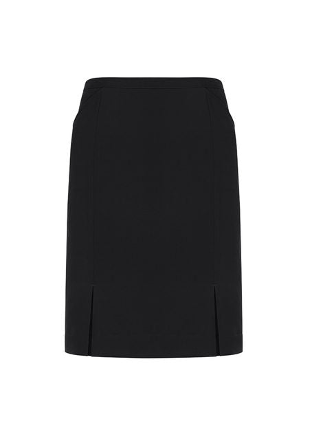 Ladies Front Pleat Detail Straight Skirt 20720