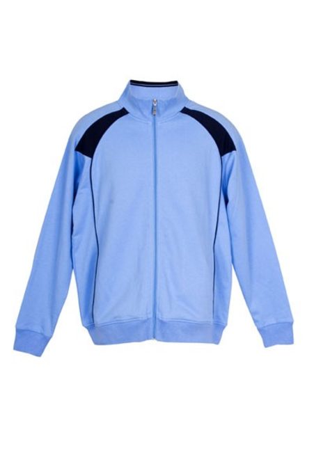 Mens Fleece Jacket with Piping and Panel F400HZ