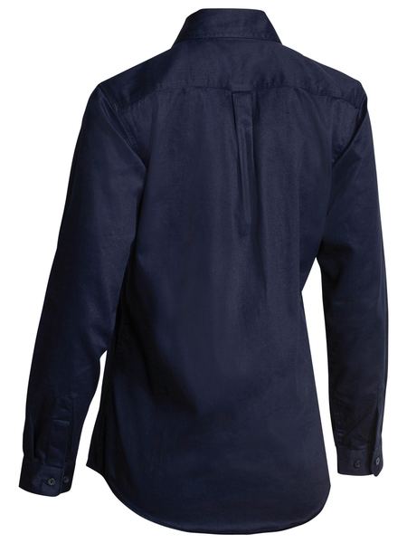 Womens Drill Shirt Long Sleeve - BL6339
