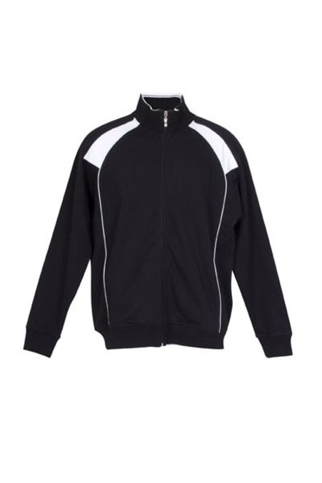 Mens Fleece Jacket with Piping and Panel F400HZ
