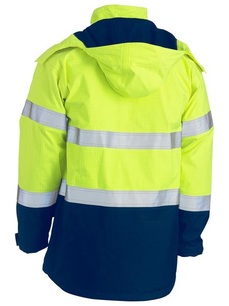 Taped Hi Vis Fr Wet Weather Shell Jacket - BJ8110T