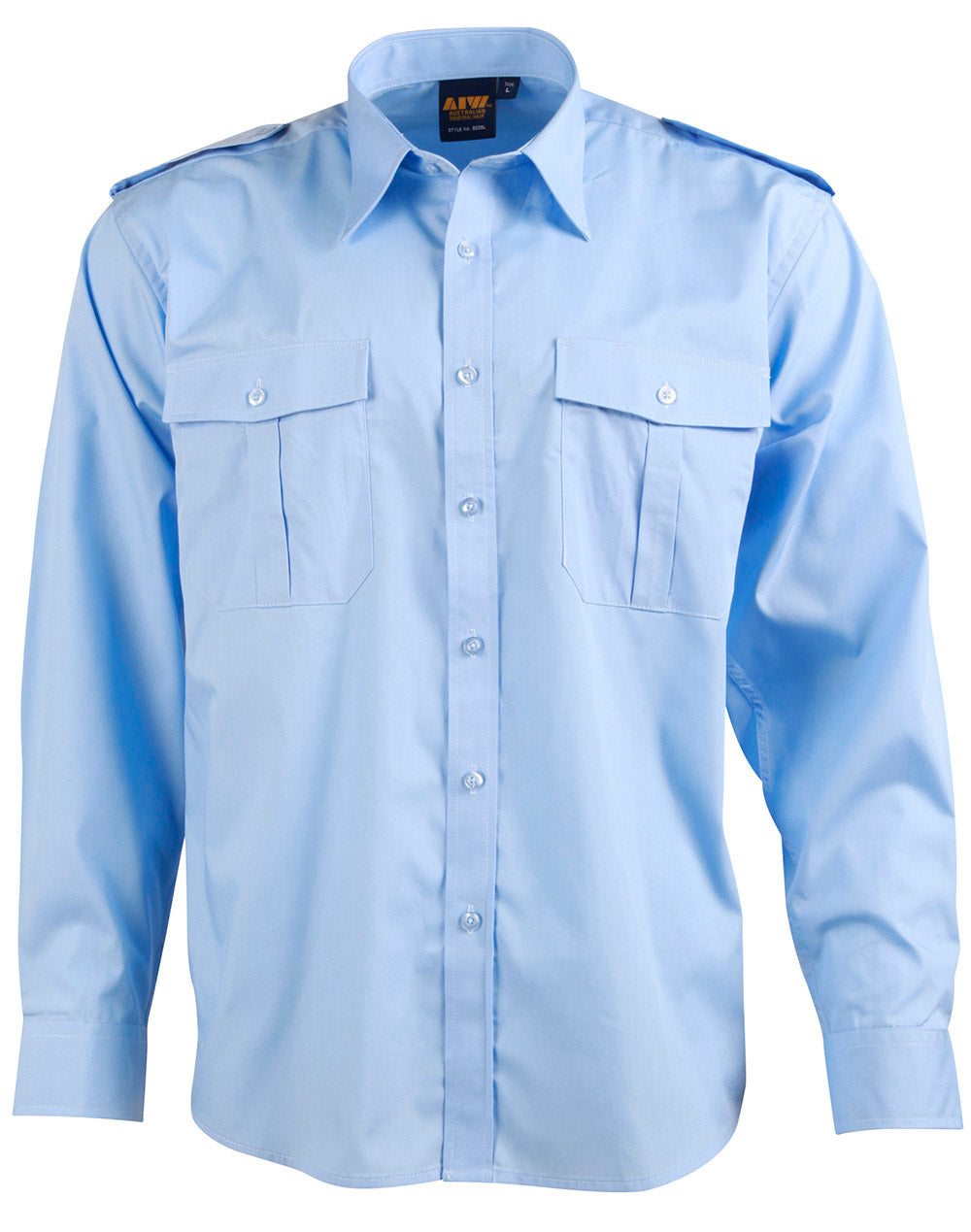 Unisex Epaulette Long Sleeve Shirt - BS06L