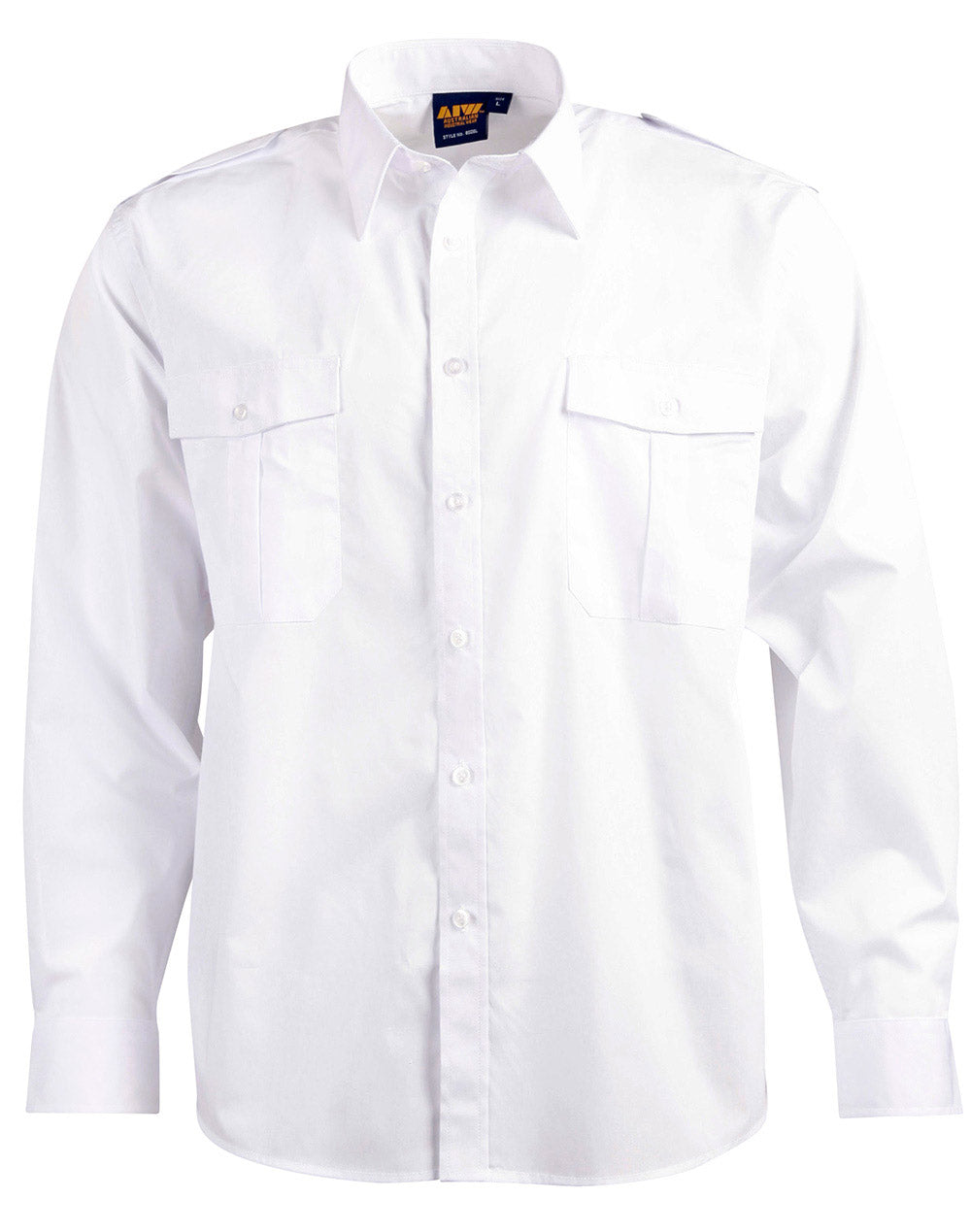 Unisex Epaulette Long Sleeve Shirt - BS06L