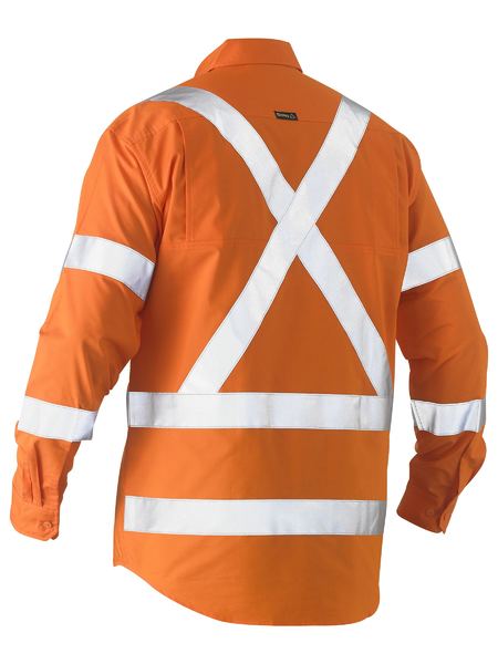 X Taped Hi Vis Recycled Drill Shirt - BS6266XT