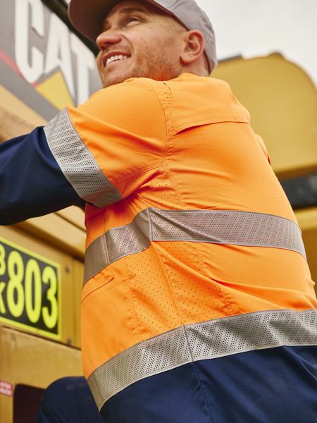 Men’s X Airflow™ Hi Vis Taped Laser Long Sleeve Shirt - BS6491T