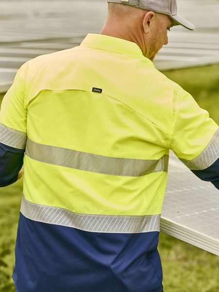 Men’s X Airflow™ Hi Vis Taped Laser Long Sleeve Shirt - BS6491T