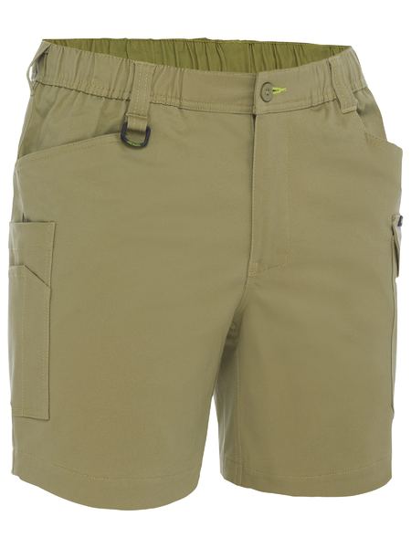 Stretch Cotton Elastic Waist Cargo Short - BSHC1018