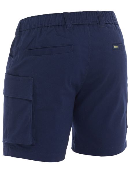 Stretch Cotton Elastic Waist Cargo Short - BSHC1018