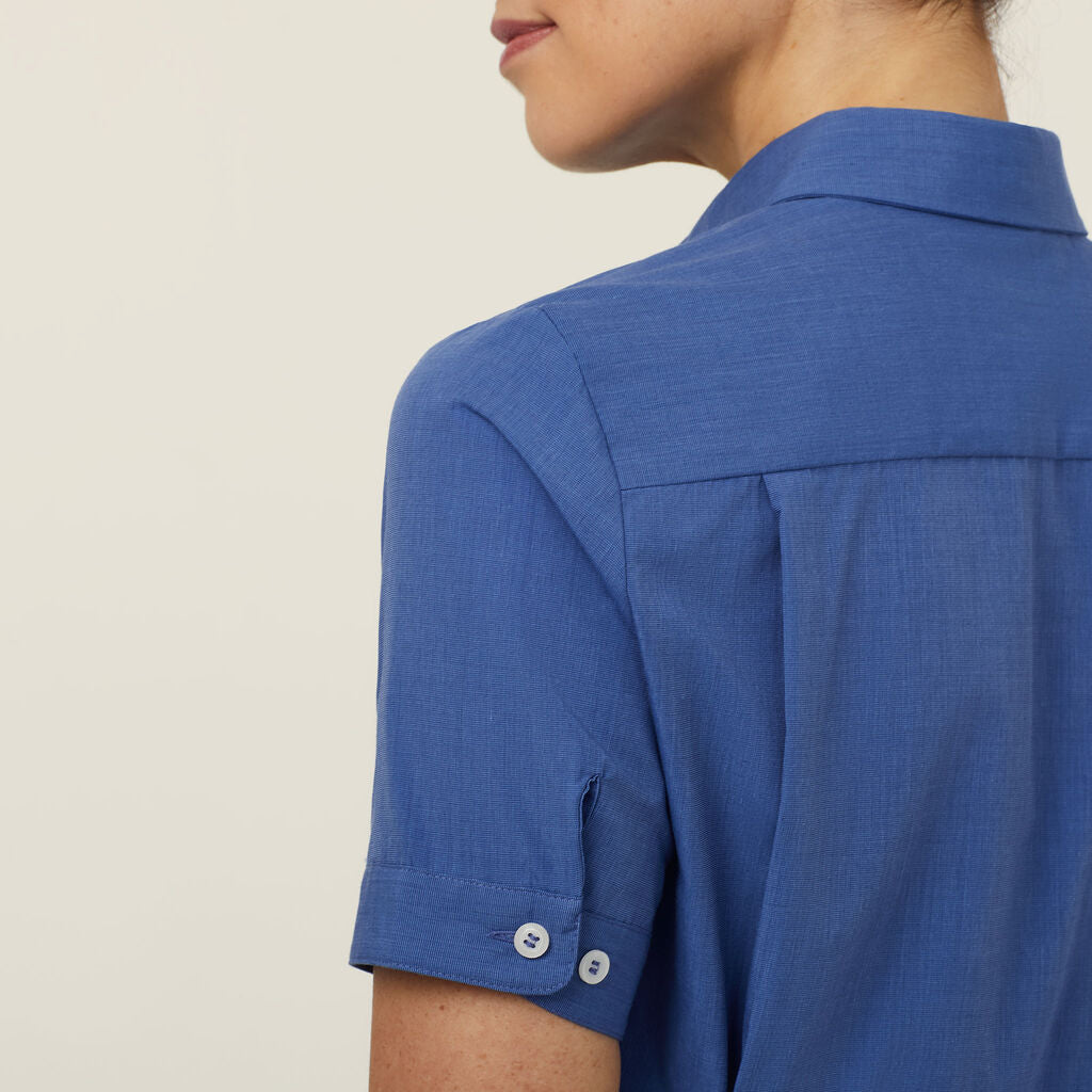 Ladies End on End Short Sleeve Shirt - CATU5R