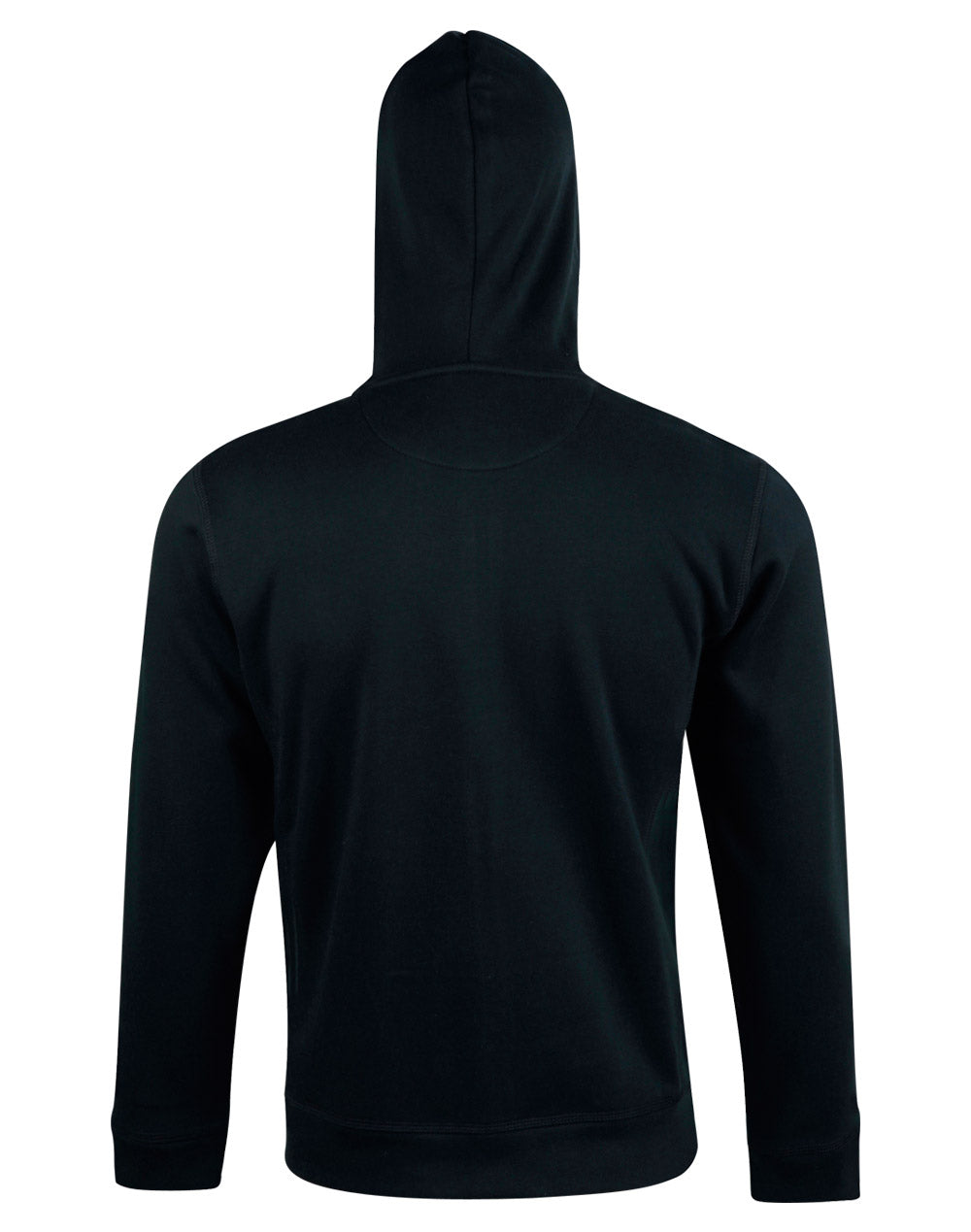 Men's Full Zip Contrast Fleecy Hoodie - FL17