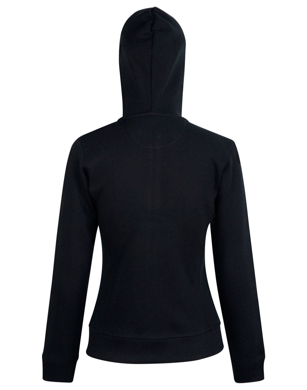 Ladies Full Zip Contrast Fleecy Hoodie - FL18