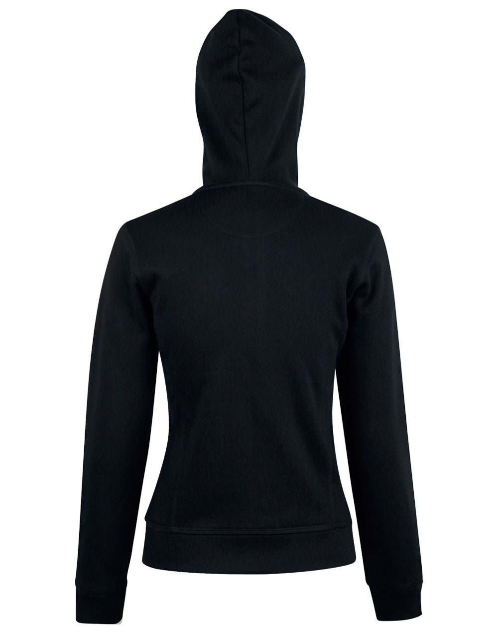 Ladies Full Zip Contrast Fleecy Hoodie - FL18