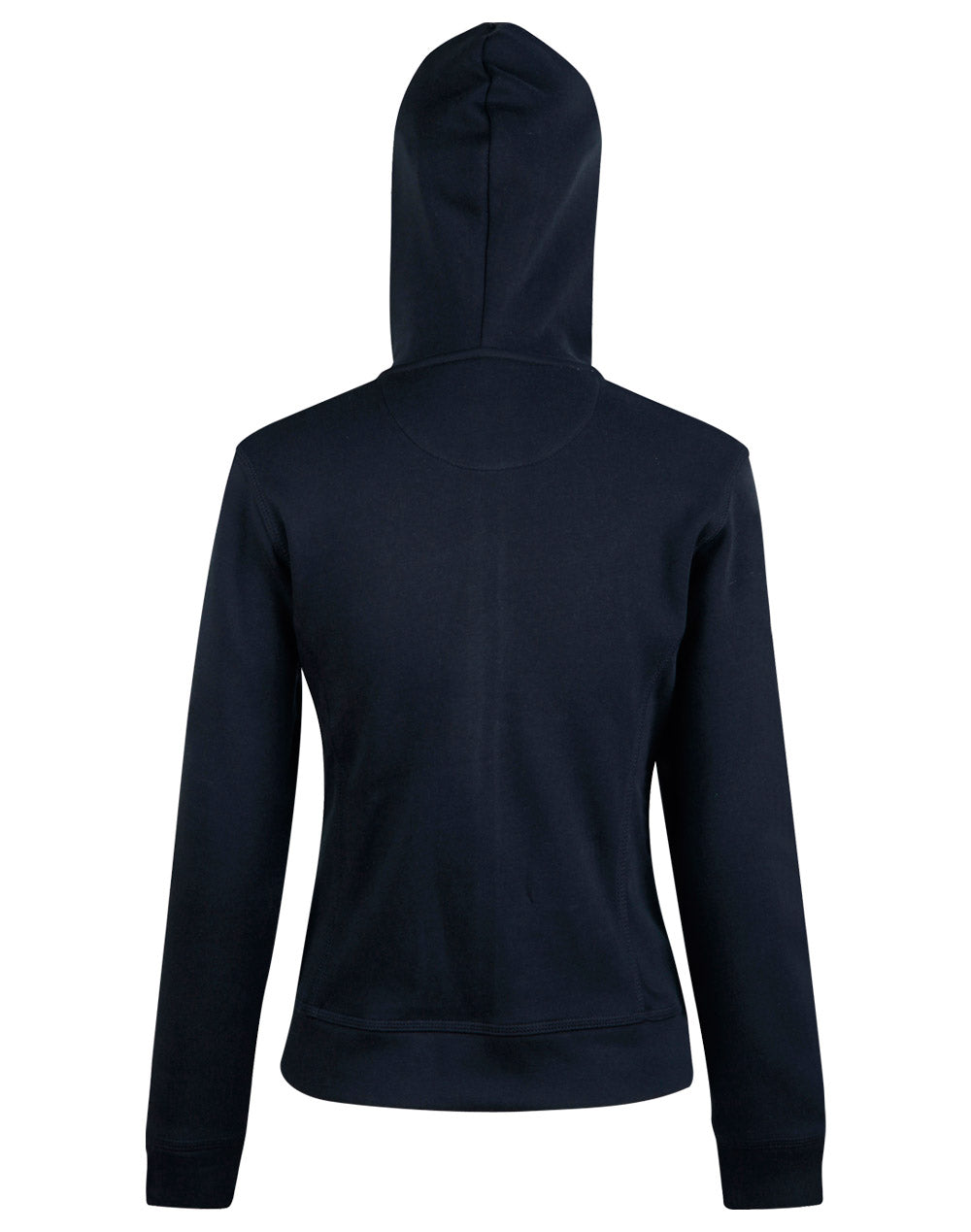 Ladies Full Zip Contrast Fleecy Hoodie - FL18