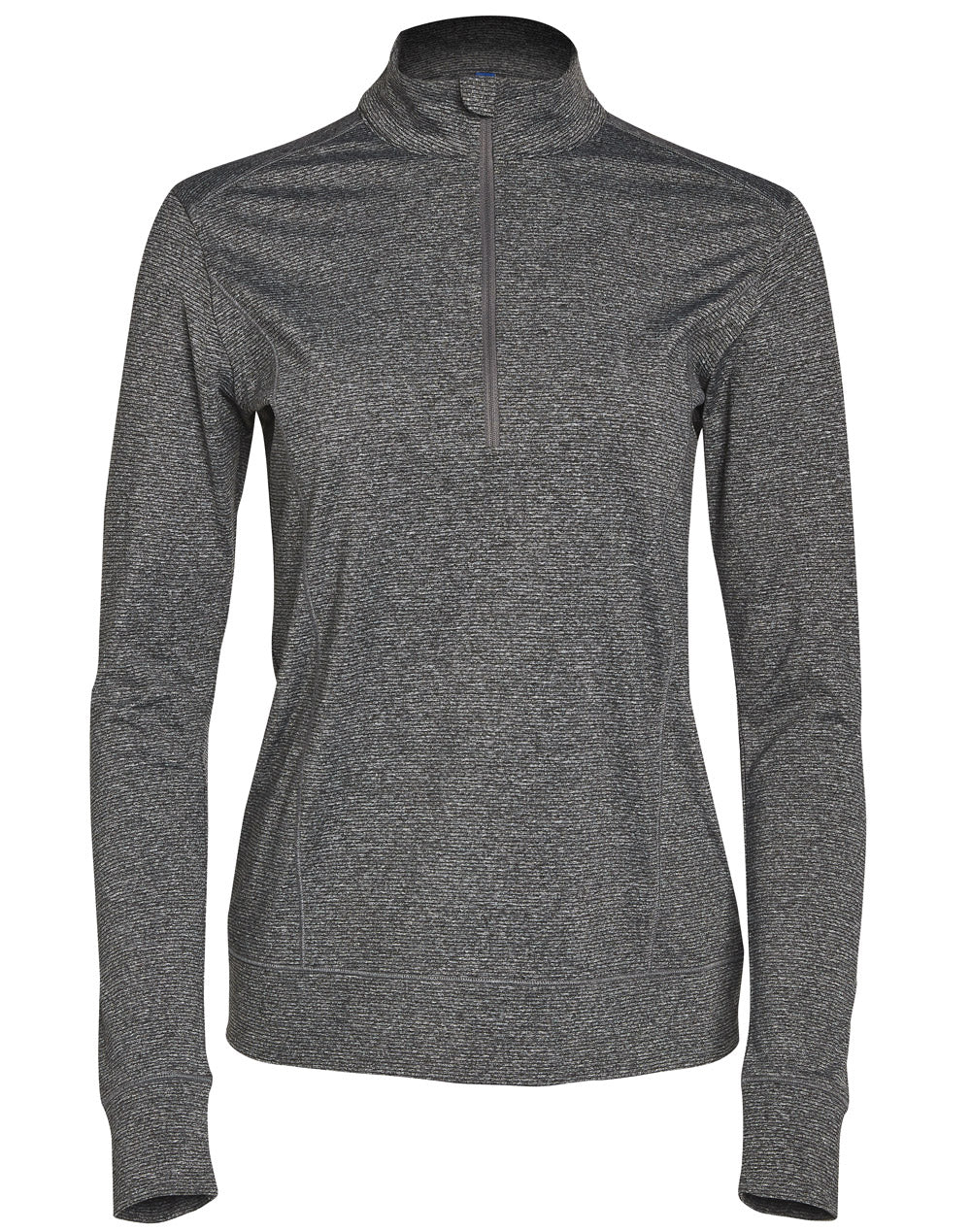 Ladies Half Zip Long Sleeve Sweat Top - FL26