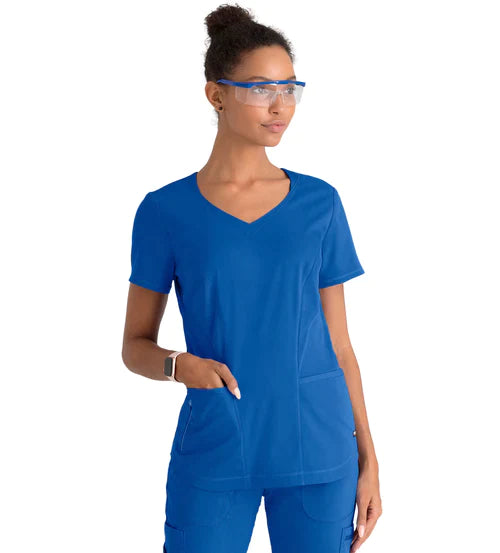 Ladies Carly Scrub Top - GRST124