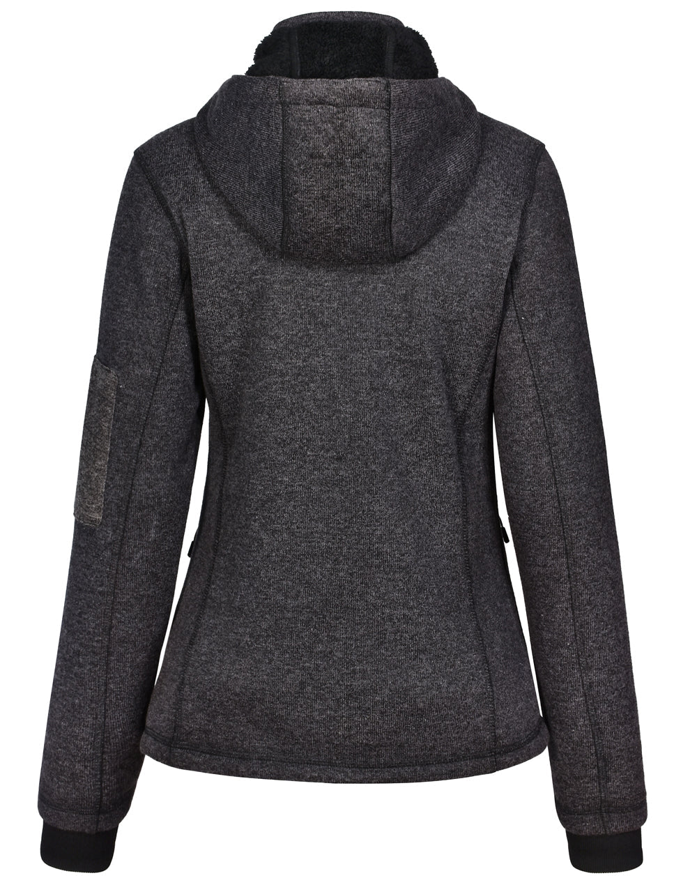 Ladies Heather Bonded Coral Fleece Jacket - JK42