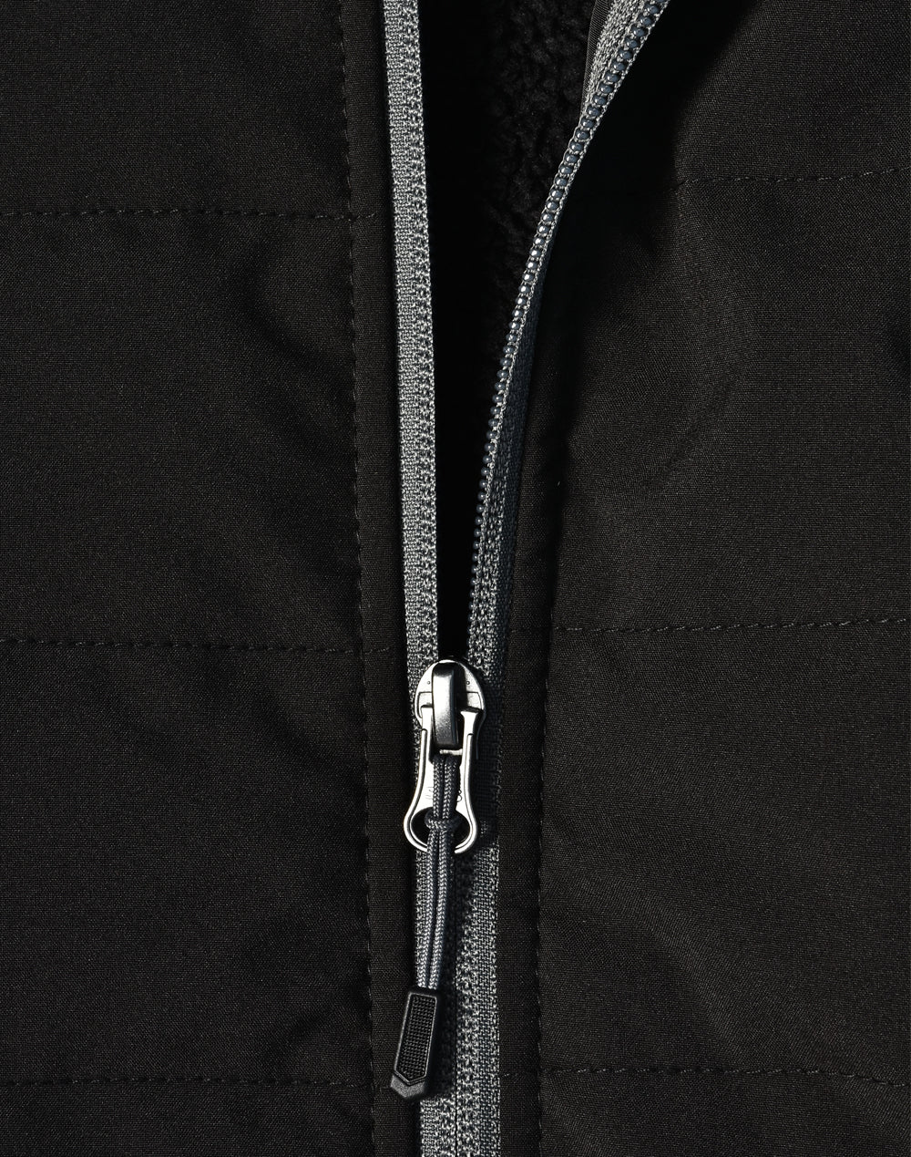 Men's Heather Coral Fleece Trim Jacket - JK43
