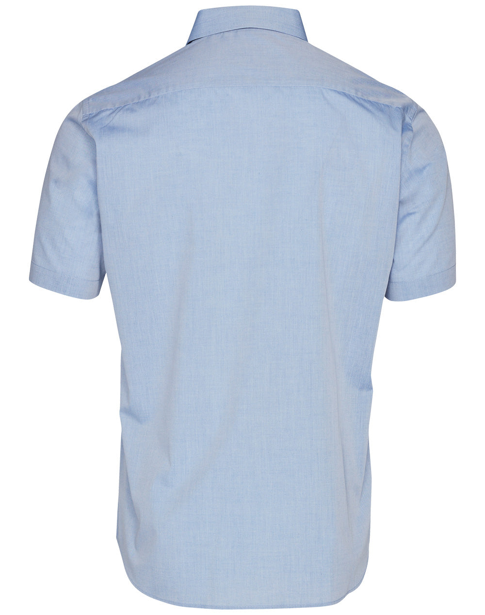 Mens Fine Chambray Short Sleeve Shirt - M7011